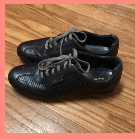 Cole Haan Shoes - Cole Haan "Nike Air" Black Leather Tennis Shoes